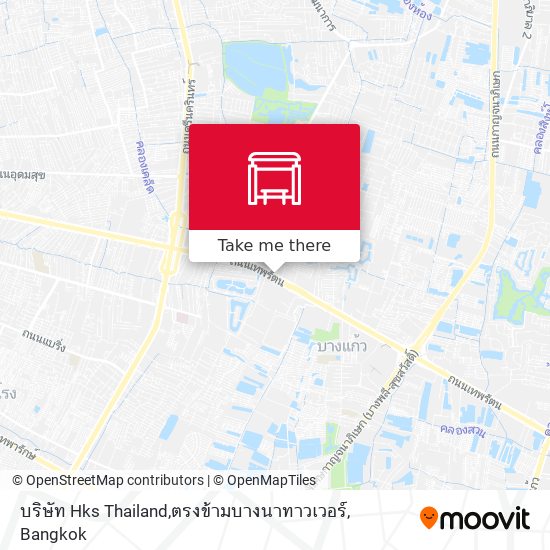 บริษัท Hks Thailand,ตรงข้ามบางนาทาวเวอร์ map