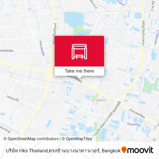 บริษัท Hks Thailand,ตรงข้ามบางนาทาวเวอร์ map