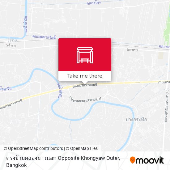 ตรงข้ามคลองยาวนอก Opposite Khongyaw Outer map
