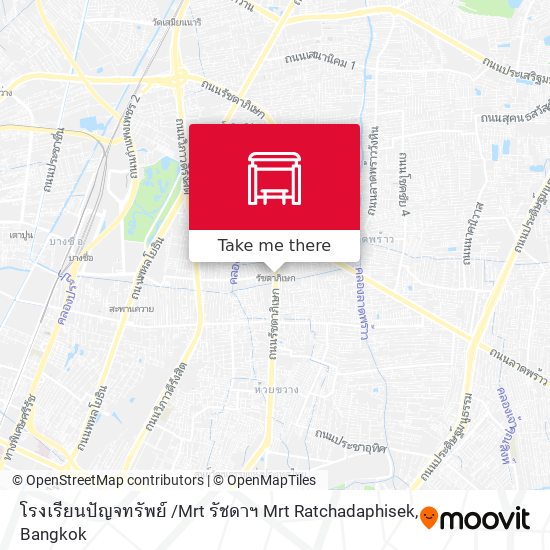 โรงเรียนปัญจทรัพย์ /Mrt รัชดาฯ Mrt Ratchadaphisek map