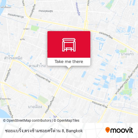 ซอยแบริ่ง,ตรงข้ามซอยศรีด่าน 8 map