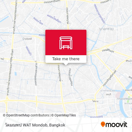 วัดมณฑป WAT Mondob map