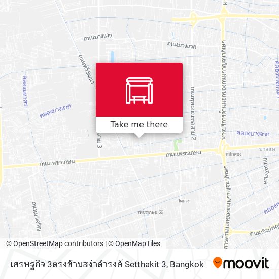 เศรษฐกิจ 3ตรงข้ามสง่าดำรงค์ Setthakit 3 map