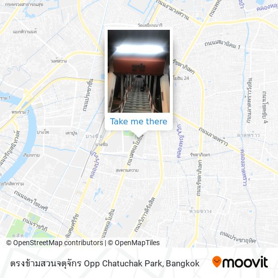 ตรงข้ามสวนจตุจักร Opp Chatuchak Park map