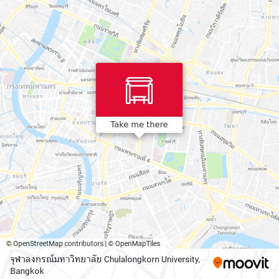 จุฬาลงกรณ์มหาวิทยาลัย Chulalongkorn University map