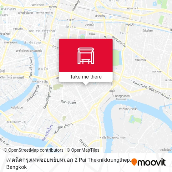 เทคนิคกรุงเทพซอยพยับหมอก 2 Pai Theknikkrungthep map