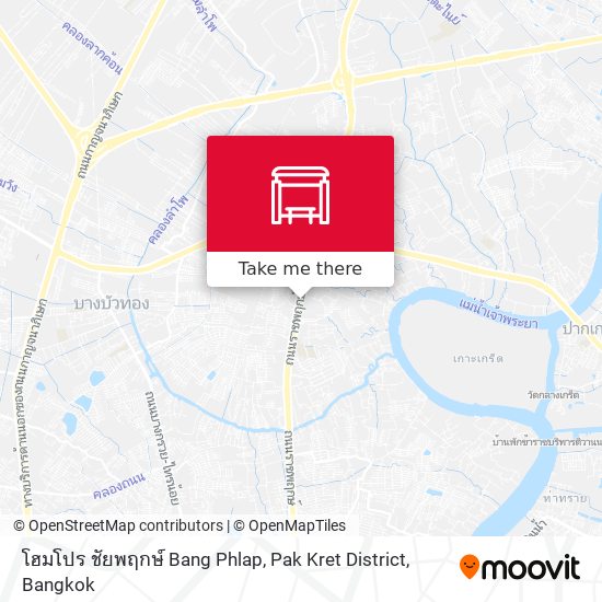 โฮมโปร ชัยพฤกษ์ Bang Phlap, Pak Kret District map