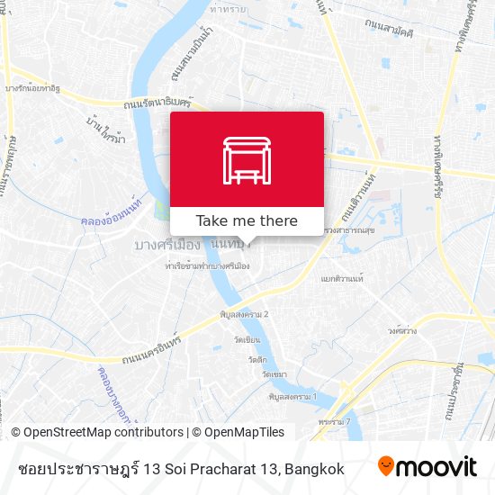 ซอยประชาราษฎร์ 13 Soi Pracharat 13 map