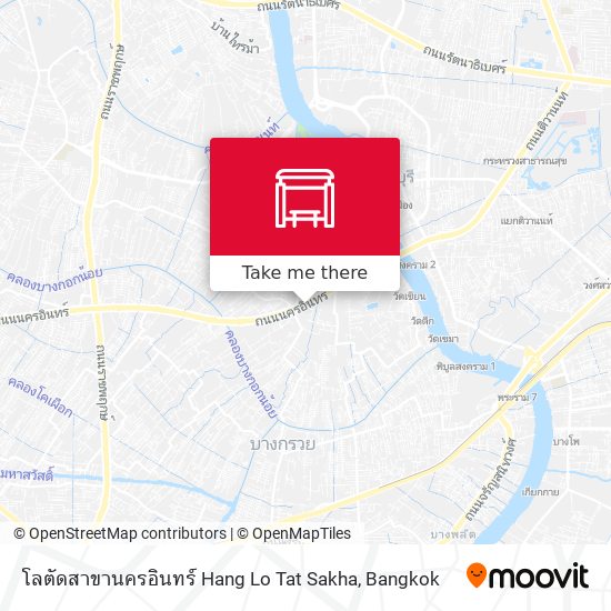 โลตัดสาขานครอินทร์ Hang Lo Tat Sakha map