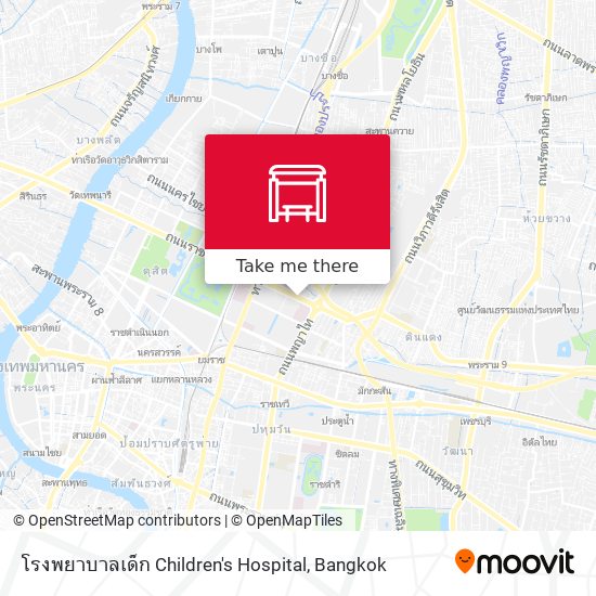 โรงพยาบาลเด็ก Children's Hospital map