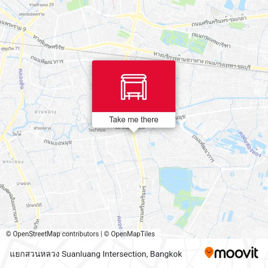แยกสวนหลวง Suanluang Intersection map