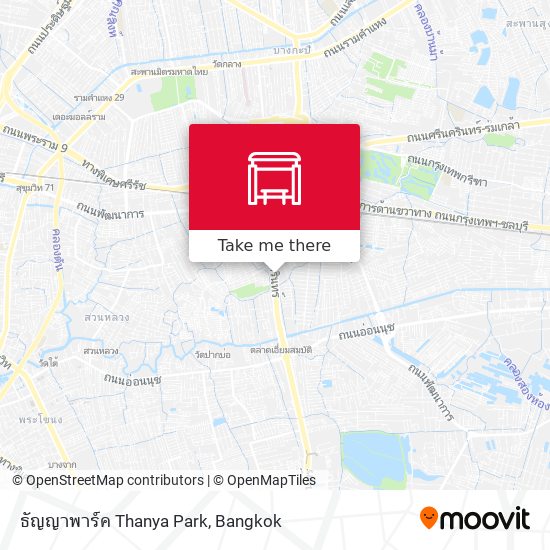 ธัญญาพาร์ค Thanya Park map