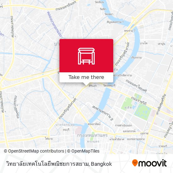 วิทยาลัยเทคโนโลยีพณิชยการสยาม map