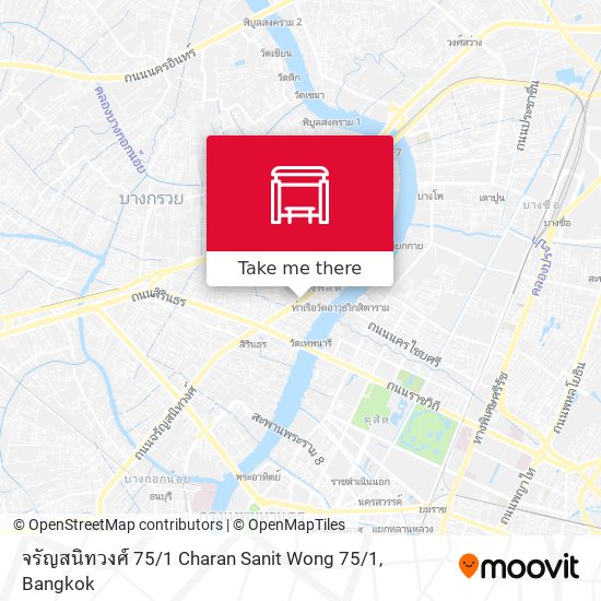 จรัญสนิทวงศ์ 75 / 1 Charan Sanit Wong 75 / 1 map