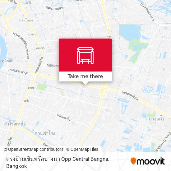 ตรงข้ามเซ็นทรัลบางนา Opp Central Bangna map