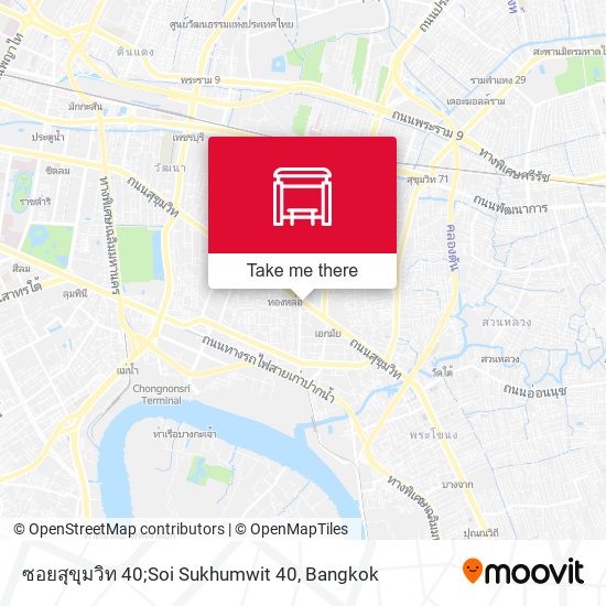 ซอยสุขุมวิท 40;Soi Sukhumwit 40 map