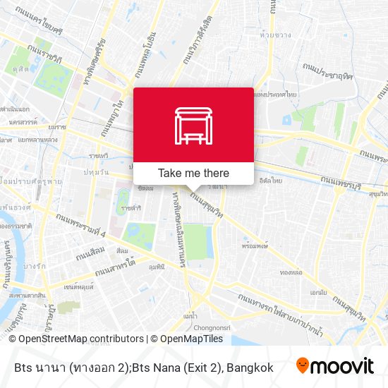 Bts นานา (ทางออก 2);Bts Nana (Exit 2) map