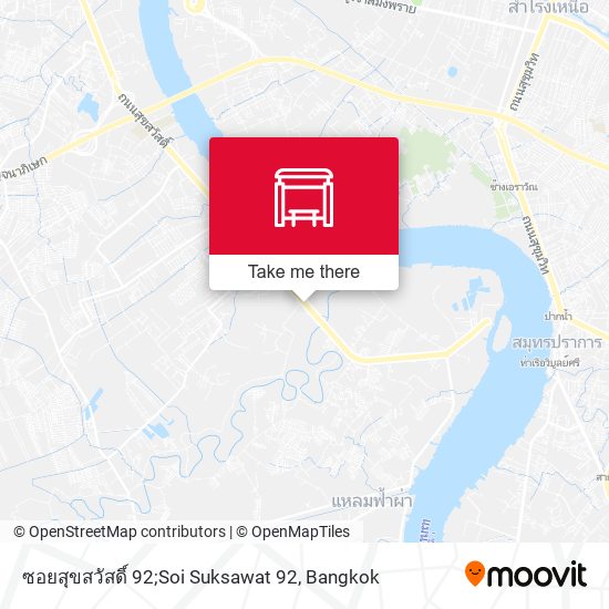 ซอยสุขสวัสดิ์ 92;Soi Suksawat 92 map