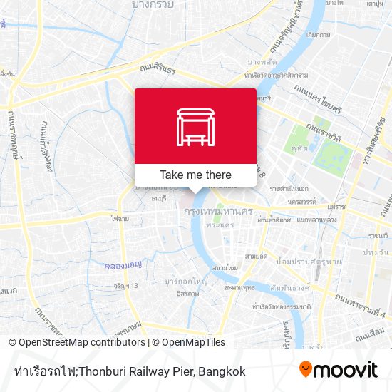 ท่าเรือรถไฟ;Thonburi Railway Pier map