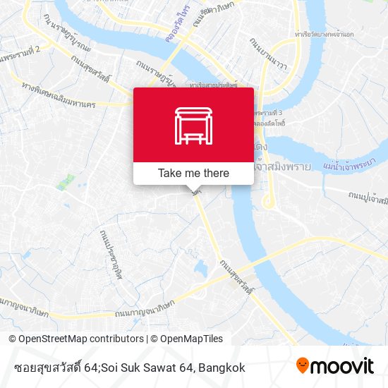 ซอยสุขสวัสดิ์ 64;Soi Suk Sawat 64 map