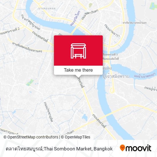 ตลาดไทยสมบูรณ์;Thai Somboon Market map