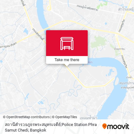 สถานีตำรวจภูธรพระสมุทรเจดีย์;Police Station Phra Samut Chedi map