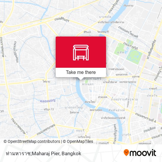 ท่ามหาราช;Maharaj Pier map