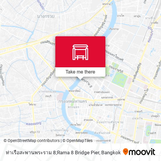 ท่าเรือสะพานพระราม 8;Rama 8 Bridge Pier map