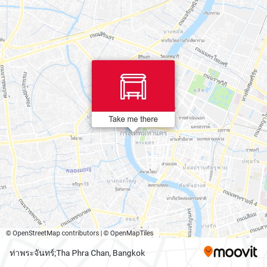 ท่าพระจันทร์;Tha Phra Chan map