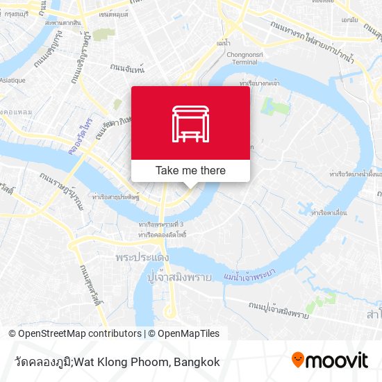 วัดคลองภูมิ;Wat Klong Phoom map