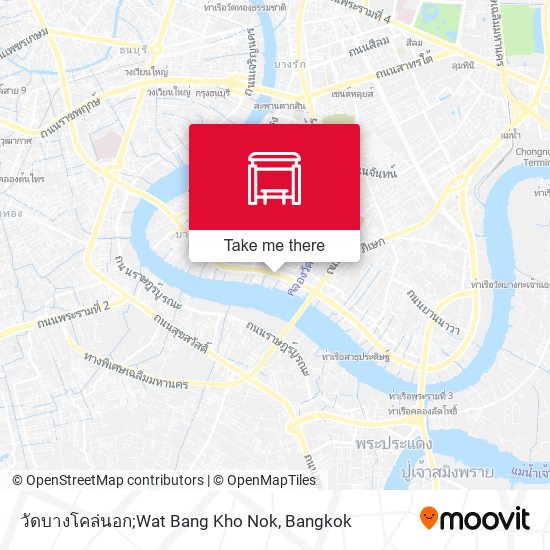 วัดบางโคล่นอก;Wat Bang Kho Nok map