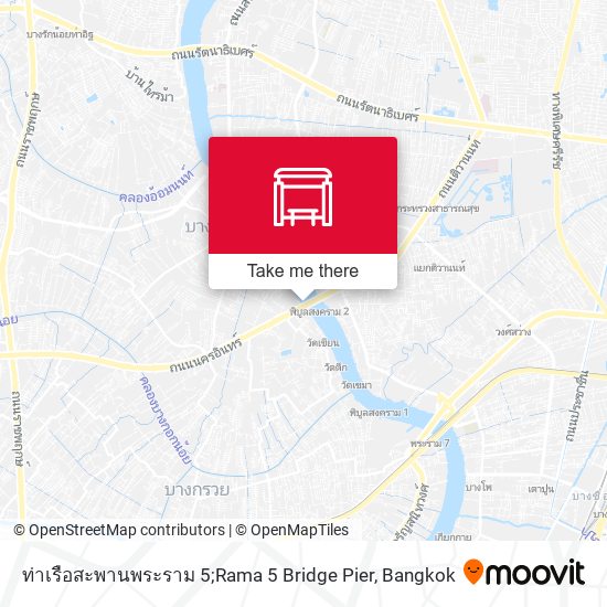 ท่าเรือสะพานพระราม 5;Rama 5 Bridge Pier map