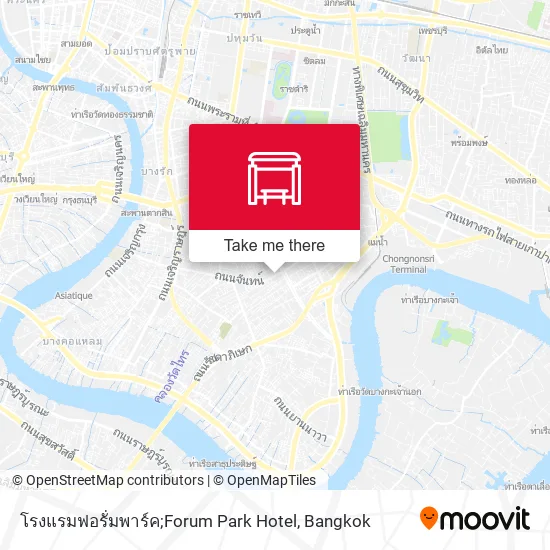 โรงแรมฟอรั่มพาร์ค;Forum Park Hotel map