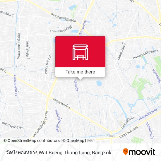 วัดบึงทองหลาง;Wat Bueng Thong Lang map