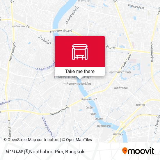 ท่านนทบุรี;Nonthaburi Pier map