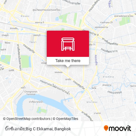 บิ๊กซีเอกมัย;Big C Ekkamai map