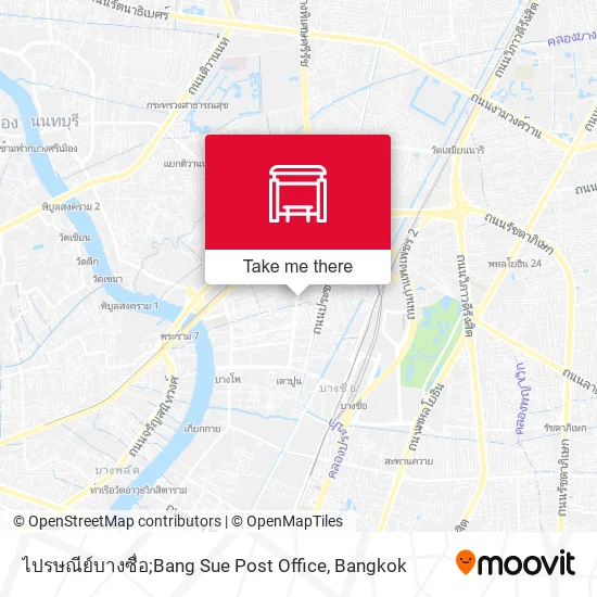 ไปรษณีย์บางซื่อ;Bang Sue Post Office map