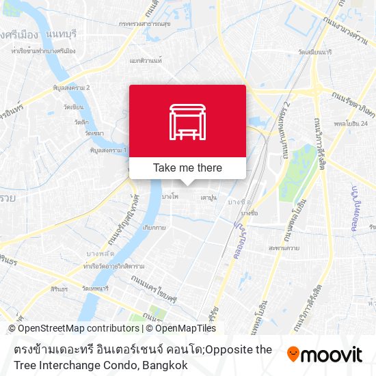 ตรงข้ามเดอะทรี อินเตอร์เชนจ์ คอนโด;Opposite the Tree Interchange Condo map