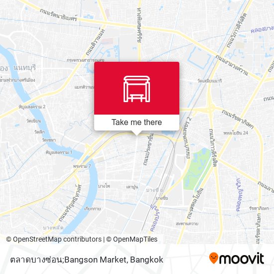 ตลาดบางซ่อน;Bangson Market map