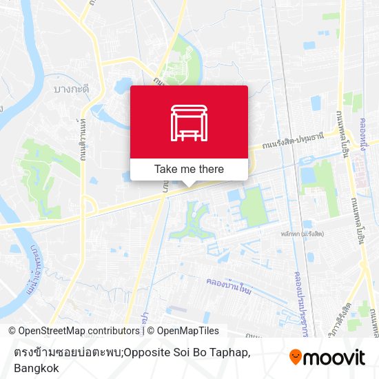 ตรงข้ามซอยบ่อตะพบ;Opposite Soi Bo Taphap map