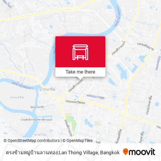 ตรงข้ามหมู่บ้านลานทอง;Lan Thong Village map