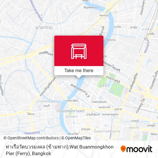 ท่าเรือวัดบวรมงคล (ข้ามฟาก);Wat Buanmongkhon Pier (Ferry) map