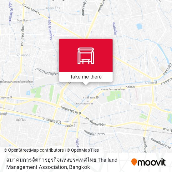 สมาคมการจัดการธุรกิจแห่งประเทศไทย;Thailand Management Association map