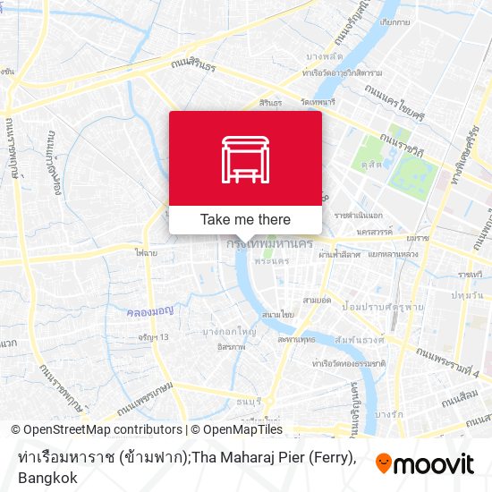 ท่าเรือมหาราช (ข้ามฟาก);Tha Maharaj Pier (Ferry) map