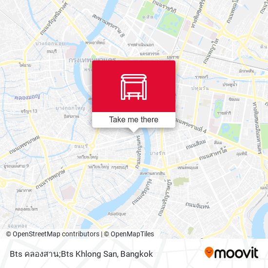 Bts คลองสาน;Bts Khlong San map