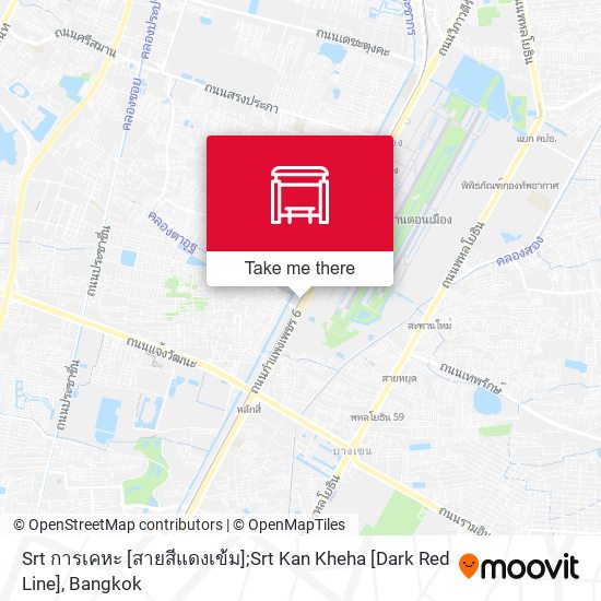 Srt การเคหะ [สายสีแดงเข้ม];Srt Kan Kheha [Dark Red Line] map