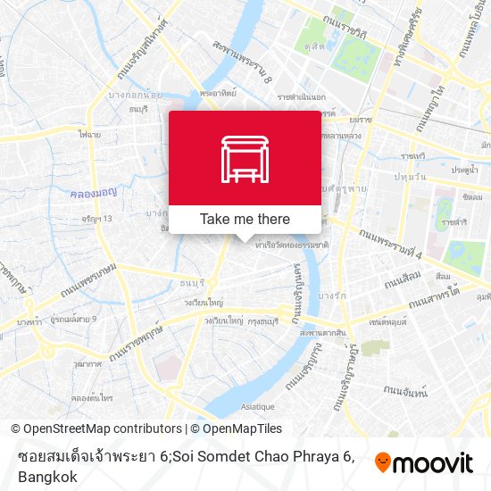 ซอยสมเด็จเจ้าพระยา 6;Soi Somdet Chao Phraya 6 map