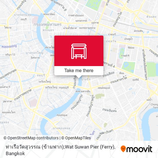 ท่าเรือวัดสุวรรณ (ข้ามฟาก);Wat Suwan Pier (Ferry) map