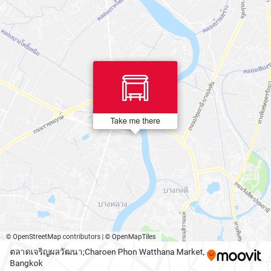 ตลาดเจริญผลวัฒนา;Charoen Phon Watthana Market map