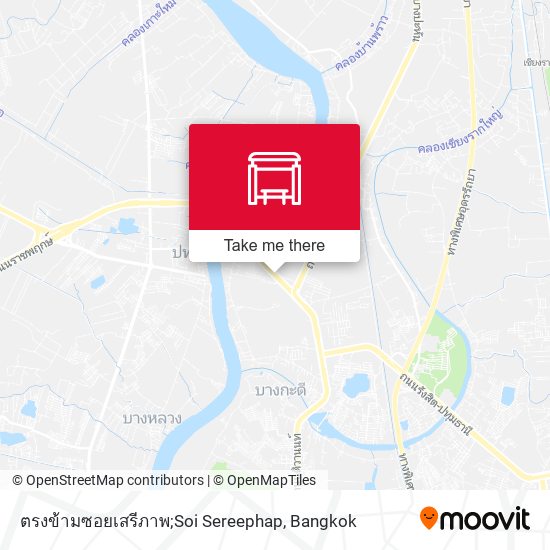 ตรงข้ามซอยเสรีภาพ;Soi Sereephap map